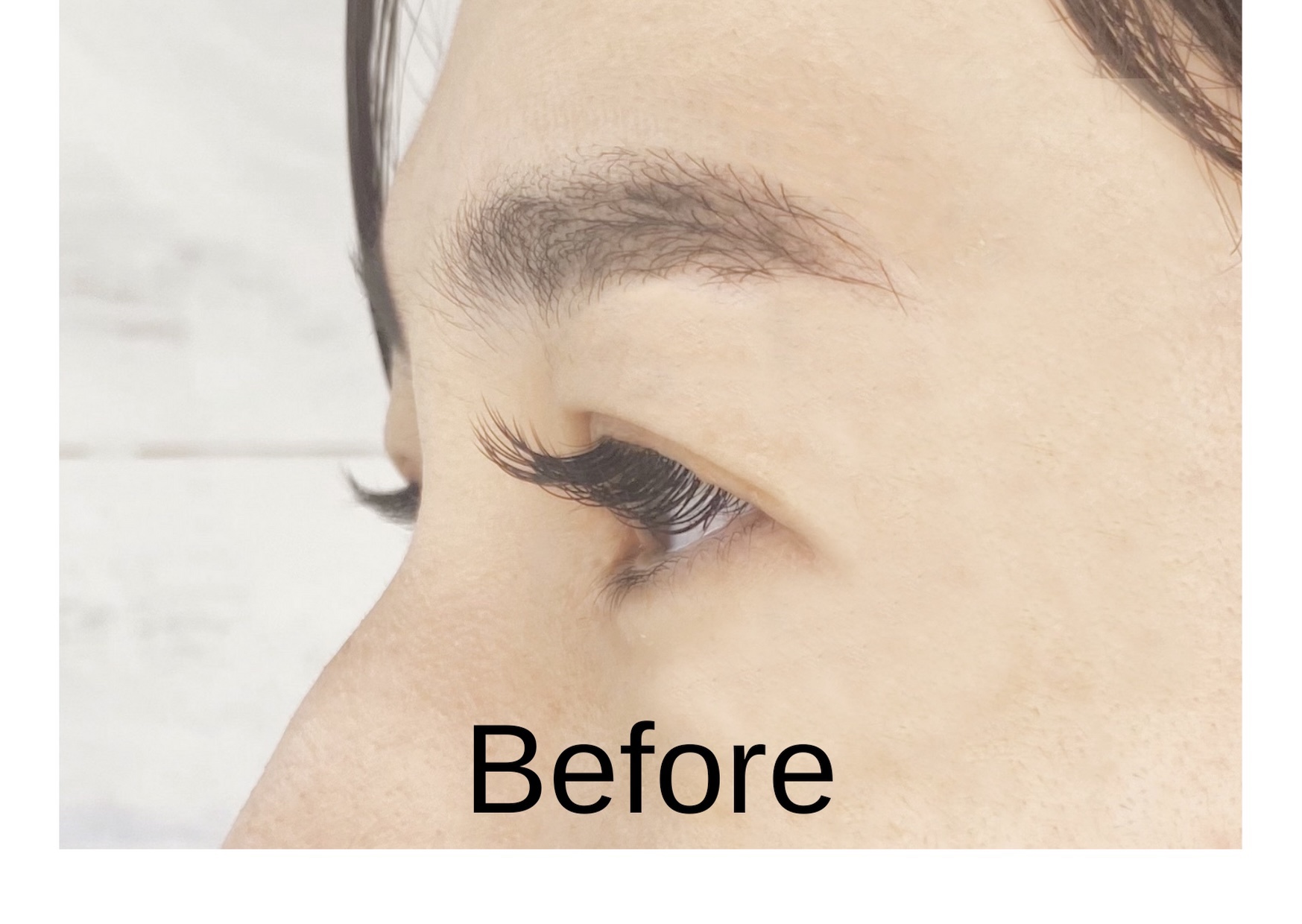 派手なマツエクが職場の身だしなみに合わなく困っている とお悩みのe A様の事例 立川駅3分 ジュース まつ毛エクステ アイブロウ専門サロン